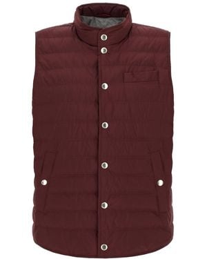 Brunello Cucinelli Sleeveless Jacket - Purple