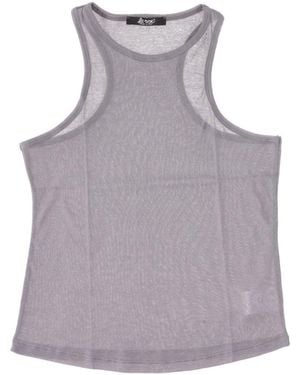 LA ROSE Scoop Neck Tank Top - Grey