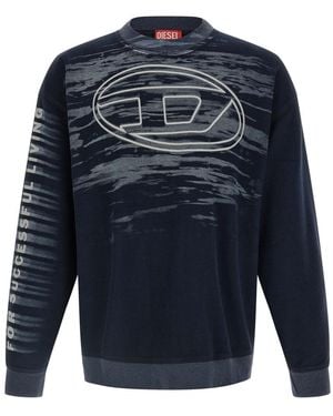 DIESEL Boxt-T1 Logo Sweatshirt - Blue