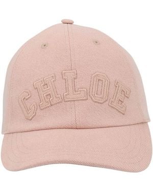 Chloé Logo Baseball Cap - Pink