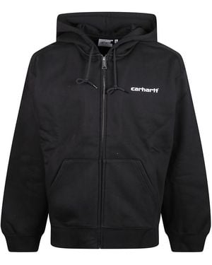 Carhartt Logo Hoodie - Black