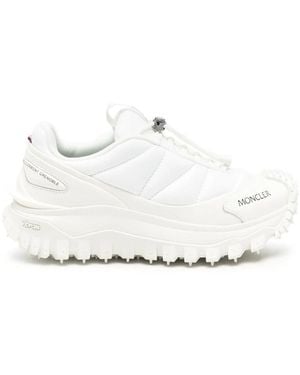 Moncler Quilted Sneakers - White