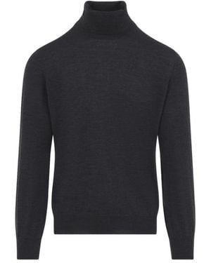 Brunello Cucinelli Turtle Neck Sweater - Blue