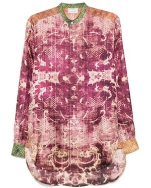 Pierre Louis Mascia Printed Shirt - Pink