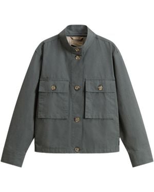 Woolrich Mock Collar Jacket - Gray