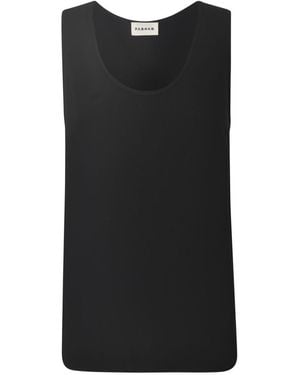 P.A.R.O.S.H. Scoop Neck Top - Black