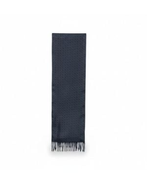 Ferragamo Geometric Pattern Scarf - Blue