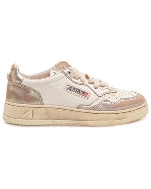 Autry Logo Sneakers - Natural