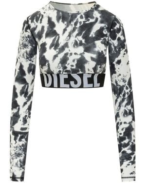 DIESEL Crew Neck Top - Black