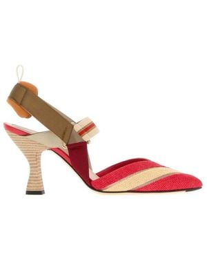 Fendi Slingback Pumps - Pink