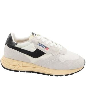 Autry Color Block Reelwind Sneakers - White