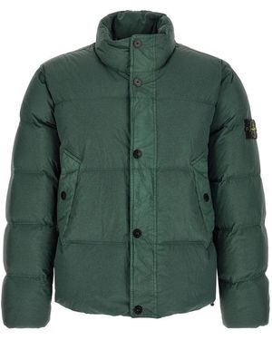 Stone Island '4100109' Down Jacket - Green