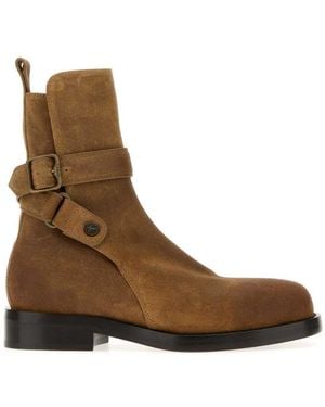 Burberry Suede Boots - Brown