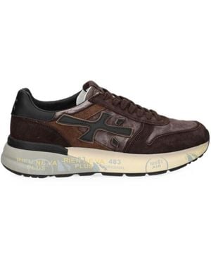 Premiata Color Block Mick Sneakers - Brown