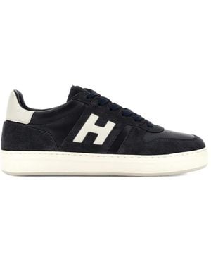 Hogan Color Block Sneakers - Blue