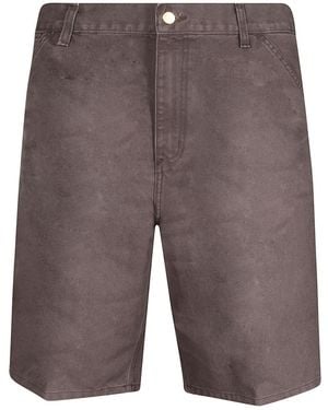 Carhartt Taupe Relaxed Shorts - Gray