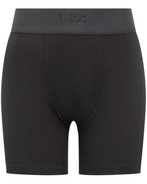 Ludovic de Saint Sernin Cotton Logo Shorts - Gray
