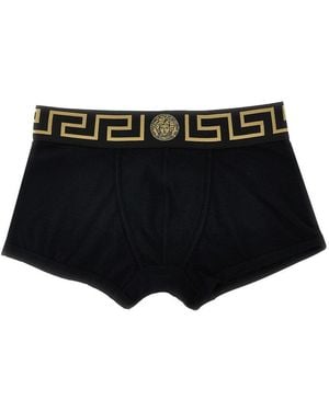 Versace 'Greca' Boxers - Black