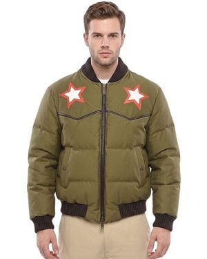 DSquared² Band Collar Jacket - Green