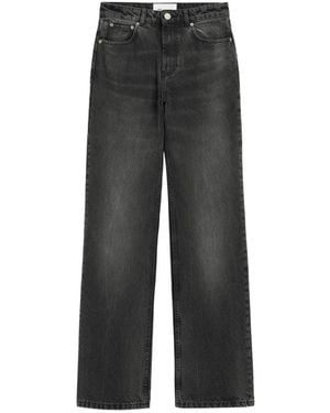 Ami Paris Straight Fit Jeans - Black