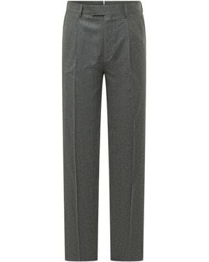 ZEGNA Tailored Pleated Pants - Gray