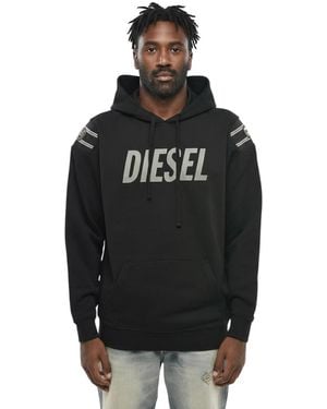 DIESEL Regular Logo Hoodie - Black