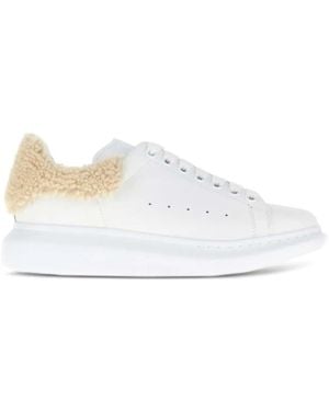 McQueen Lace Up Sneakers - White