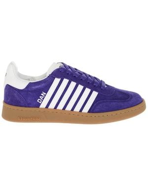 DSquared² Stripes Boxer Sneakers - Purple