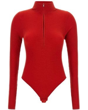 Perfect Moment 'Stardust' Bodysuit - Red