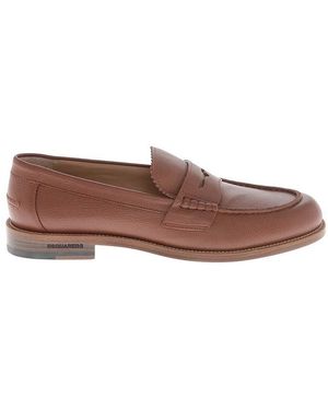 DSquared² Textured Loafers - Brown