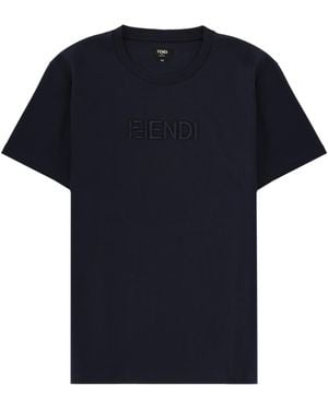 Fendi Logo T-Shirt - Black