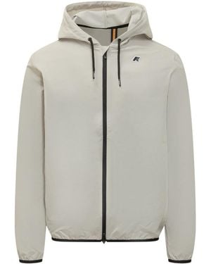 K-Way Solid Hood Jacket - Gray