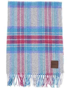 DSquared² Valentine Plaid Scarf - Blue