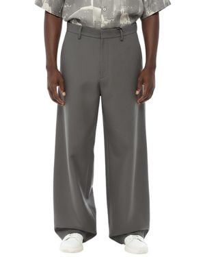 1989 STUDIO Loose Solid Pants - Gray