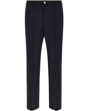 Marni Straight Flat Front Pants - Blue