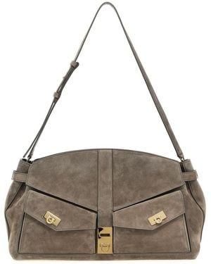 Ferragamo Hug Shoulder Bag - Metallic