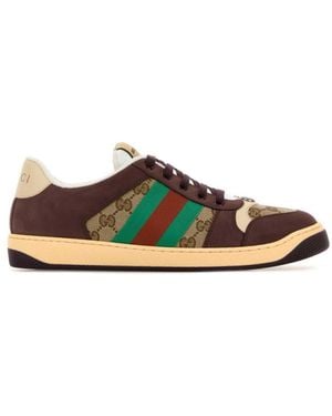 Gucci Leather Sneakers - Green
