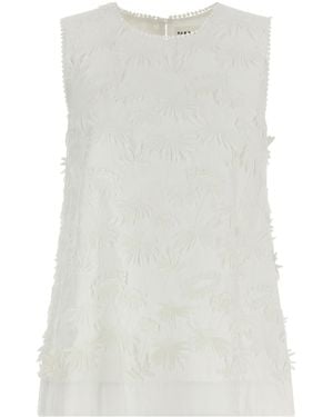 P.A.R.O.S.H. Embroidered Top - White