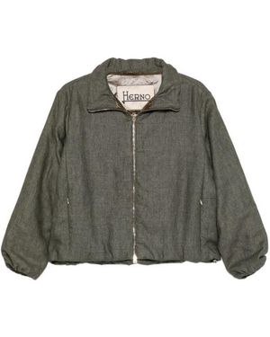 Herno Solid Loose Jacket - Green