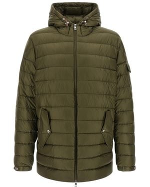 Moncler Quilted Hood Jacket - Green