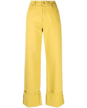 P.A.R.O.S.H. Straight-Leg Jeans - Yellow