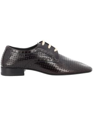 Dries Van Noten Leather Lace-Up Shoes - Brown