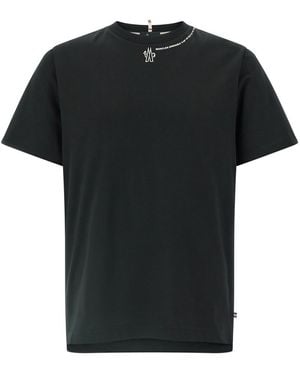 Moncler Cotton T-Shirt - Black