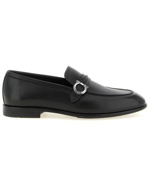 Ferragamo Slip On Loafers - Black