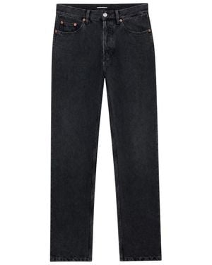 Saint Laurent Slim Solid Jeans - Blue