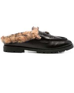 Pinko Leather Mules - Black