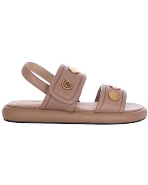 Pinko Slingback Sandals - Brown