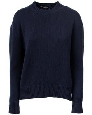 Max Mara Irlanda Wool Sweater - Blue