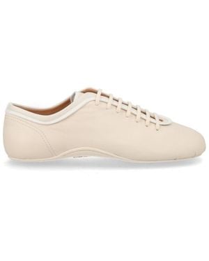 Dries Van Noten Lace Ballerina Trainers - Natural