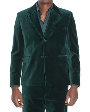 Gucci Notched Lapel Blazer - Green